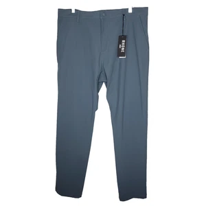 Rhone Mens Commuter Pants SZ 36x30 Shadow Blue Slim Straight Stretch Comfort - Picture 1 of 16