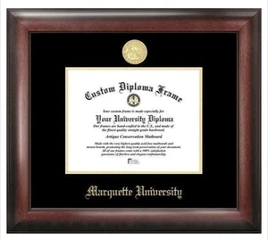 Campus Images Marquette University Gold Embossed Diploma Frame, College Graduate - Picture 1 of 1
