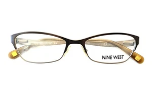 NINE WEST Eyeglasses NW1029 216 Brown 52-16-135 Flex Hinges - Picture 1 of 3