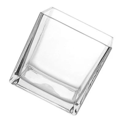  Blumenvase Modern Quadratisch Glas Hydroponische Pflanzen Kreative - Bild 1 von 4