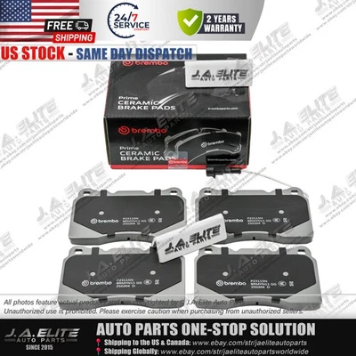 Genuine Brembo Front Brake Pads Set for Maserati Ghibli Quattroporte 673010326 - Image 1 of 4