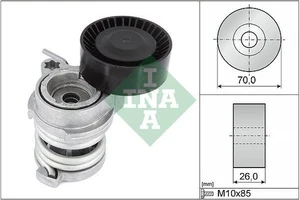 INA 534 0708 10 Brazo tensor correa poli V Ø70mm para BMW 3 Sedán (E46) X3 (E83) - Imagen 1 de 9