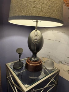  Pottery Barn Football Trophy Lamp Fully Functional - Picture 1 of 2