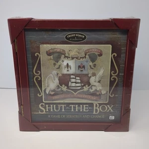 Shut the Box Brettspiel Bücherregal Edition Veranda Klassiker Holz Neu - Bild 1 von 9
