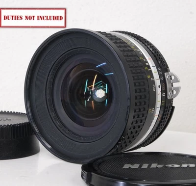 [Almost MINT] Nikon Ai-S Ais Nikkor 20mm F/2.8 SLR MF Wide Angle Lens From JAPAN - Image 1 of 4