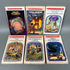 CYOA Choose Your Own Adventure Set PB Books Lot of 6 Space Vampire Dragon's Den - Imagen 1 de 6