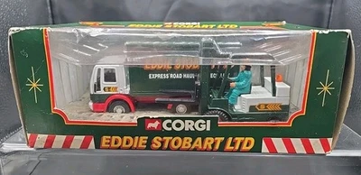 Corgi Diecast 60024 - Forklift Truck & Box Van - Eddie Stobart Ltd. - Image 1 of 4