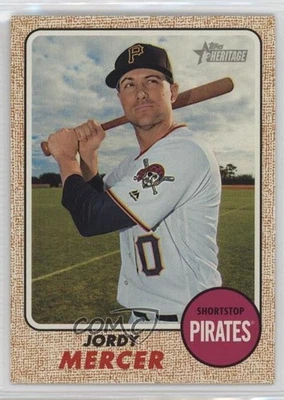 2017 Topps Heritage Gray Back /10 Jordy Mercer #270 - Image 1 of 2