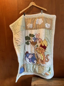 Disney Winnie the Pooh and Friends Baby Quilt Wall Hanging Nursery Decor 42”x34” - Picture 1 of 21