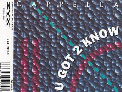 Cappella - U Got 2 Know  (7 Track Maxi CD) - Image 1 of 2