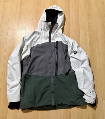 686 Chaqueta Snowboard Gortex Hombre XL/Blanco y Gris Foto 1 de 4