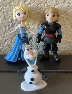 Disney Prinzessin Little Kingdom Frozen Kristoff Elsa 3" Mini Puppe & Olaf Figur - Bild 1 von 6