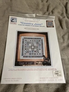 Linda Myers Counted Cross Stitch Pattern “Country Jane” - Picture 1 of 3