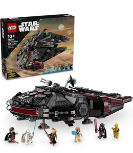 LEGO Star Wars Il Falco Oscuro Nave Stellare Costruibile, Set Veicolo Giocattolo Star Wars - Foto 1 di 1