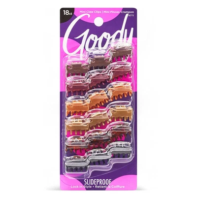 Mini clips de garra Goody Classics, colores surtidos - para todo tipo de cabello - ideal para Foto 1 de 4