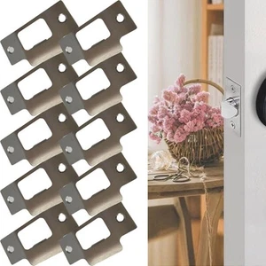 Brand New Steel Jamb Systems Striker Plate Door Strike 5/10pcs Door Strike - Picture 1 of 47
