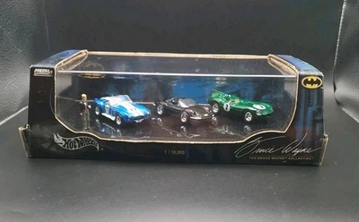 Hot Wheels Bruce Wayne Colección Shelby Ferrari Jaguar Batman Juego de Coches 1/10.000 Foto 1 de 4