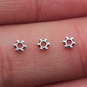 1000 Pcs Tibet Silver Nice Spacer Beads 4X3MM B14565 - Picture 1 of 10