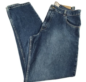Levis Signature Womens Medium Wash Relaxed Fit 5 Pocket Denim Blue Jeans 16L - Picture 1 of 11
