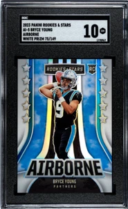 2023 Panini Rookies & Stars Bryce Young #AI-5 Airborne White Prizm /149 SGC 10 - Picture 1 of 2