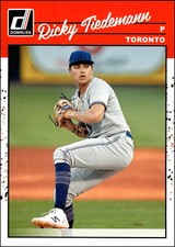 2023 Panini Donruss #249 Ricky Tiedemann   Rookie Toronto Blue Jays