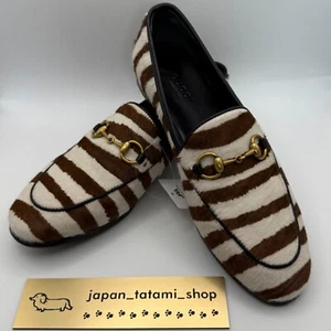 Gucci Horsebit Halbschuhe Damen Kalbshaar Leder Zebramuster Luxus Schuhe 36 1/2 - Bild 1 von 20