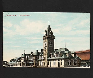 1911 Portland MA. Union Station - Picture 1 of 2