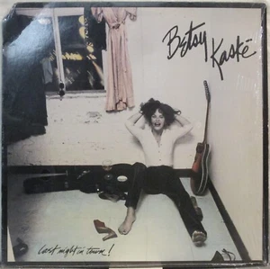 BETSY KASKE Last Night in Town! LP Rock/Folk/Blues w/the band SNOPEK – in Shrink - Picture 1 of 1