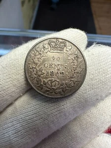 1862 New Brunswick 20c Twenty Cents XF - Picture 1 of 8