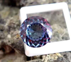 Alexandrite 40 Ct+ Color Changing Natural Round Cut Loose Gemstone Certified - Picture 1 of 8