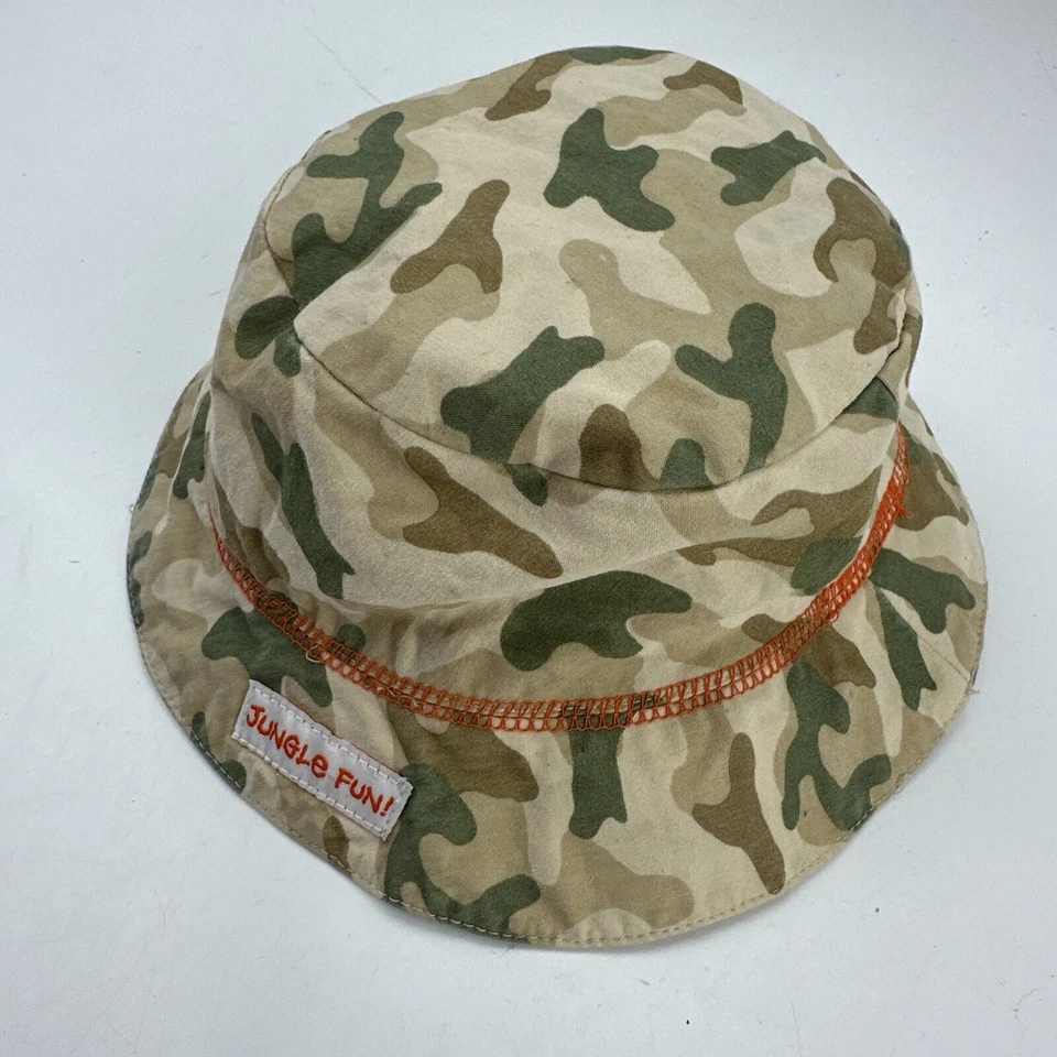 Jungle Fun Recién Nacido Gorra Cubo Sombrero Ajustado Talla Única Camuflaje Foto 1 de 3