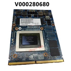 V000280680 For Toshiba Qosmio X870 X875 GTX 670M 3GB Nvidia Graphics Video Card - Picture 1 of 8