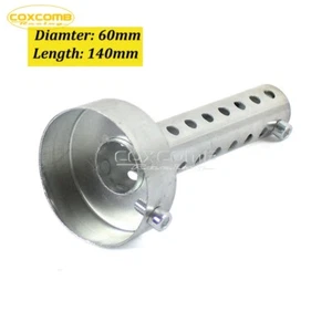 Removable Exhaust Can Silencer Muffler DB Killer For 60mm Motorcycle Universal - Picture 1 of 7