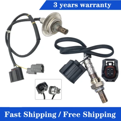 For 2010-2013 Mazda 3 2.3L L4 Turbocharged New 2PCS Up & Down O2 Oxygen Sensors  - Image 1 of 4