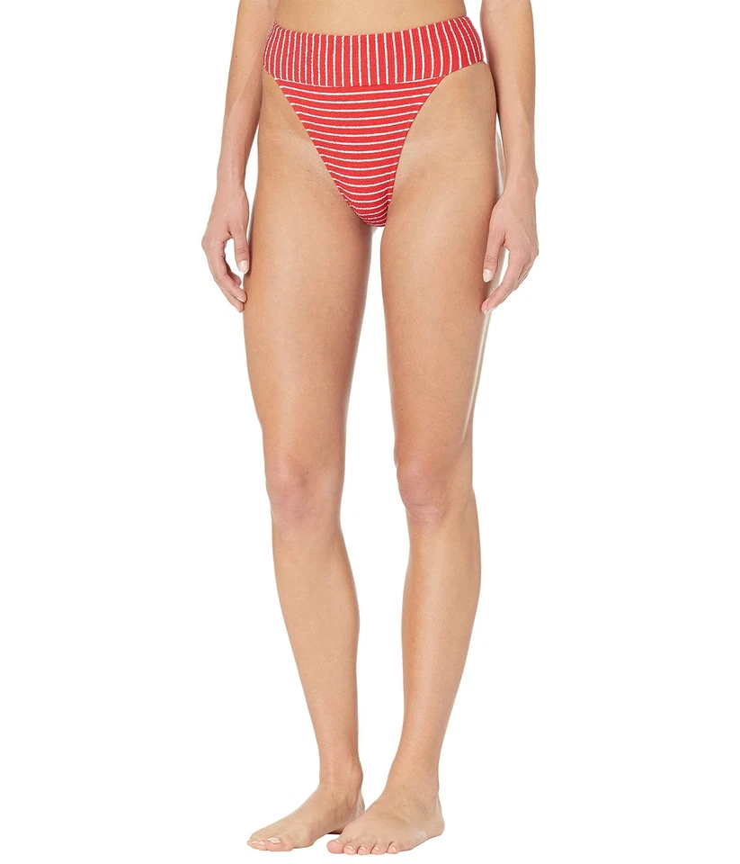 Pantalón Seafolly Seaside Rayas Bandas Tiro Alto Rojo Chile AU 10 (US 6) Foto 1 de 1