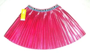 365 KIDS Sparkly Pink Pleated Dance Skirt Size 7 - Picture 1 of 1
