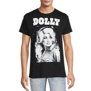 NWT Dolly Parton Men's Portrait Graphic T-Shirt S - Picture 1 of 4
