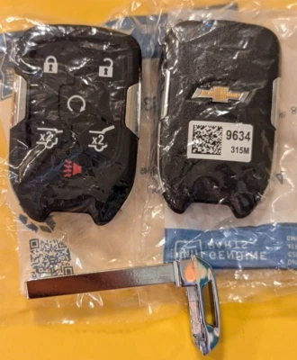 NEW OEM 2015-2020 CHEVROLET TAHOE 6 BUTTON REMOTE START KEY FOB 13529634 HYQ1AA - Image 1 of 4