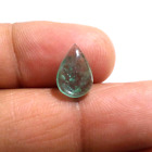 AAA+ Wspaniały kolumbijski kaboszon kształt gruszki 2.80 crt top zielony luźny kamień szlachetny