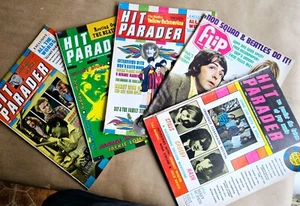 4 Hit Parader magazines & 1 Flip Magazine 1969 - Picture 1 of 23