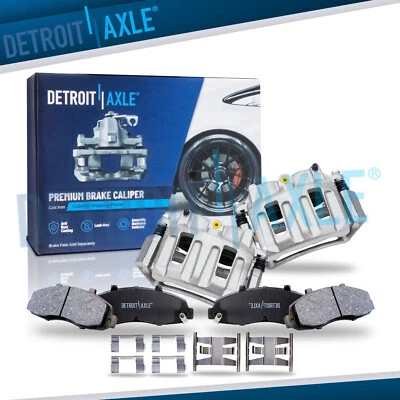 Pinza de disco delantera pastillas de freno de cerámica para Ford F-150 Lincoln Blackwood 1999-2002 Foto 1 de 4