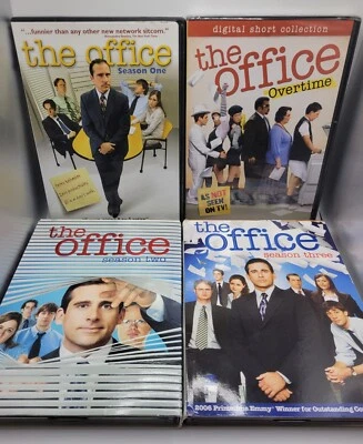 THE OFFICE TV Series Complete First 3 Seasons 1-3 DVDs + Overtime - Image 1 of 4