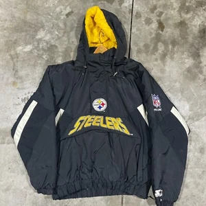 Steelers Vintage 90s Starter NFL Pro Line Mens - Picture 1 of 7