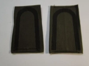 Bundeswehr Rangabzeichen  Heer   Unteroffizier  schwarz in oliv  mit klett - Picture 1 of 1