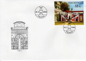 CZECH REPUBLIC 2008 International Philatelic Exhibition PRAGA 2008   FDC5925 - Picture 1 of 1