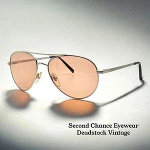 Persol 2091-S 518/50 Vintage Sunglasses-Aviator-Day/Night Rose Tint – Deadstock - Picture 1 of 18