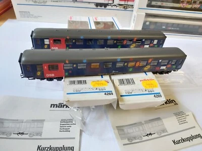 Märklin 2 x 4269 DSB 2.Klasse. Unbespielt. Neuwertig. In OVP. Top Zustand. - Bild 1 von 3