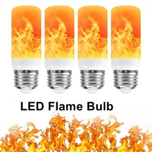 4X E14 LED Licht Fackel Feuer Lampe Flammen Effekt Glühbirne Flacker Birne Deko - Bild 1 von 18