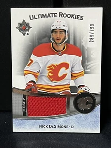 2022-23 Upper Deck Ultimate Collection Nick DeSimone RC Rookie Jersey /799 - Picture 1 of 2