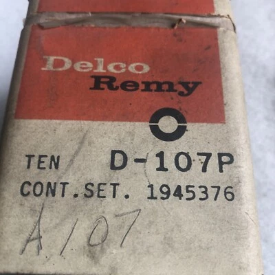 1960 Chevrolet Corvair Delco conjunto de pontos em contatos caixa de 10 1944376 - Imagem 1 de 3